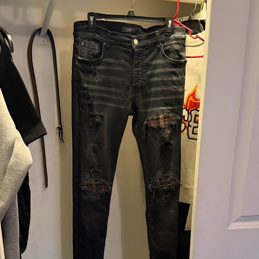 AMIRI Black Denim Jeans